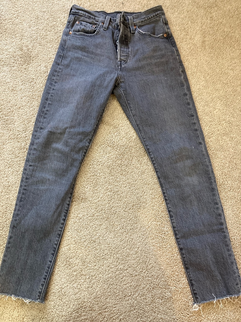 Levi's Women's Skinny Jeans in Faded Black Wash